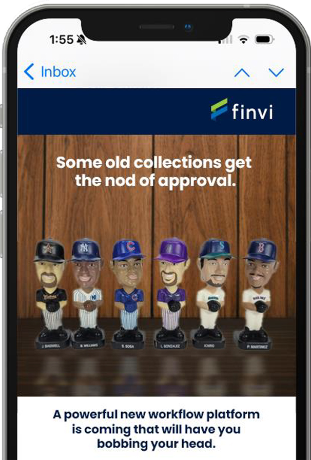 Finvi 2 phone bobbleheads