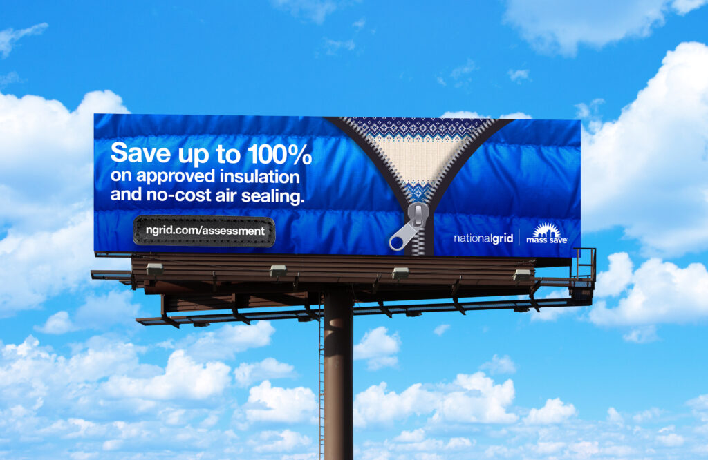 National Grid - Home Weatherization 1 PuffyCoatBillboard