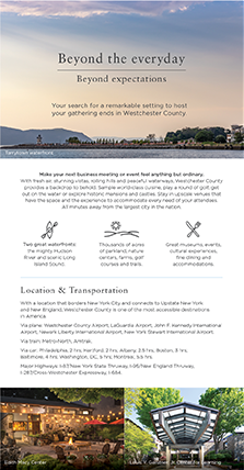 Westchester County Tourism - Gaining 50% more clicks by reimagining a destination 1 105491 NB Westchester Img01