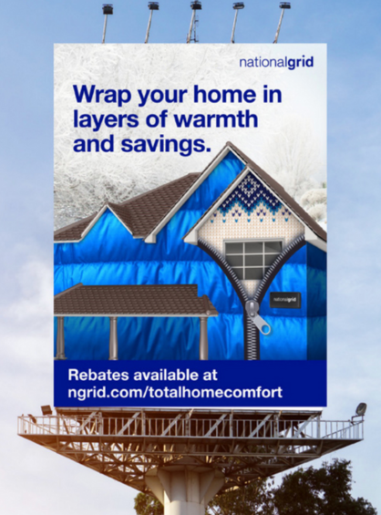 National Grid Total Weatherization 4 NationalGrid Billboard